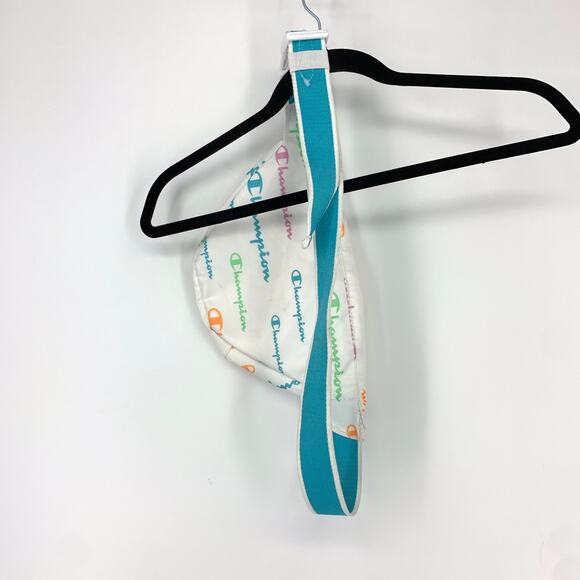 Champion Unisex White Waist Fanny Pack Adjustable Strap Front Zip Pocket - Picture 3 of 3